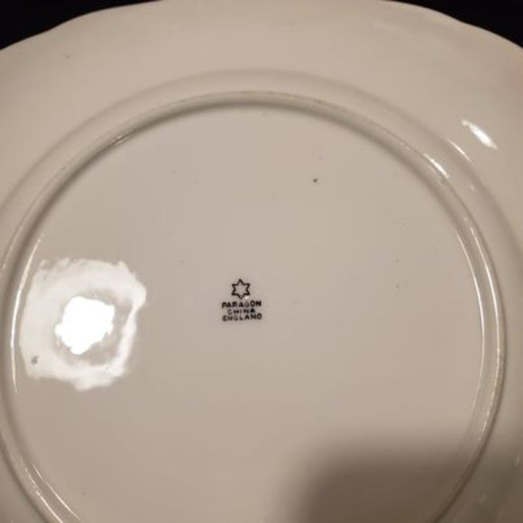 Vintage Paragon Star China - Pink Bone China - Plate and Creamer - Picture 5 of 5